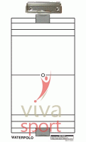 Edzői tábla vízilabda fehér
